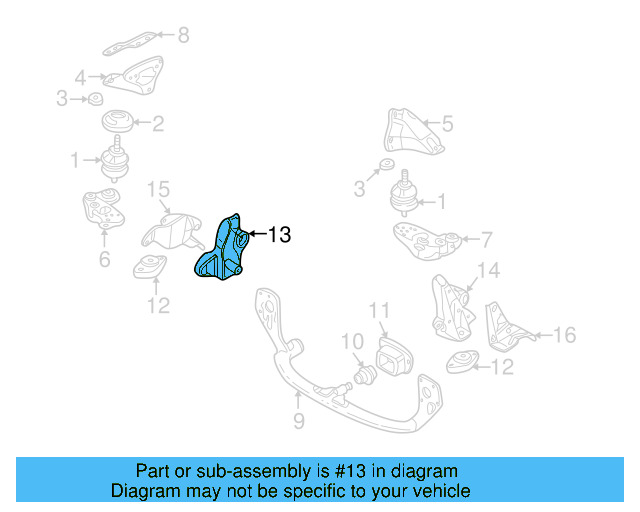 Trans Support 8D0-399-108-AP - View 15