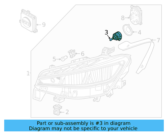 Adjust Motor 57A-941-295-A - View 2