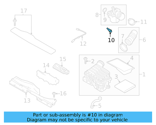 Intake Pipe Bolt WHT-003-261 - View 14