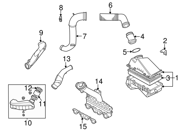 Air Duct Connector 1C0-129-626