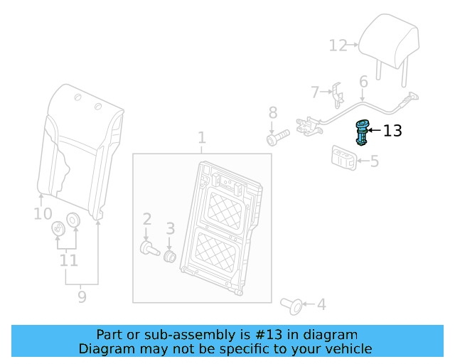 Headrest Guide 5C6-886-920-C-ZA2