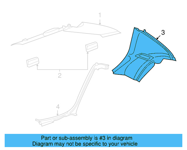 Quarter Trim 3D7-867-241-C-3S3