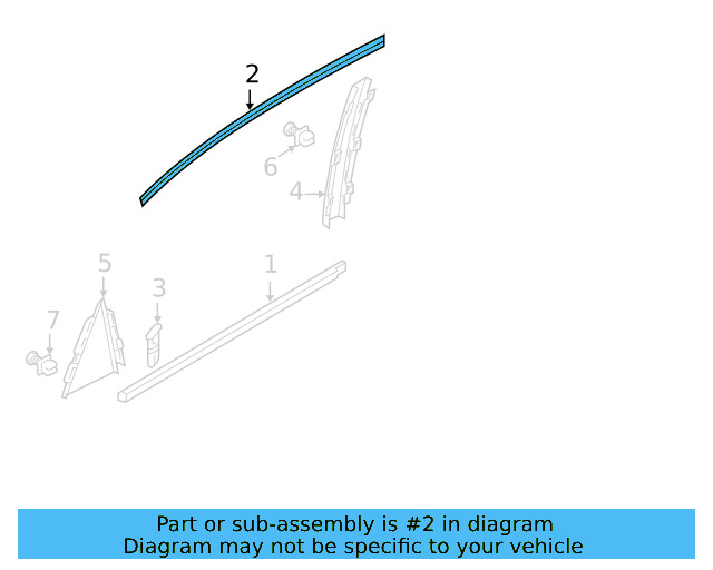 Frame Molding 561-837-644-A - View 6