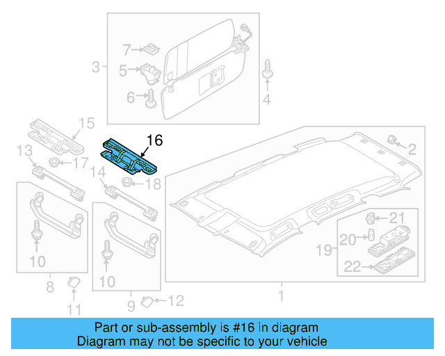 Mount Bracket 7P0-858-679-A - View 11