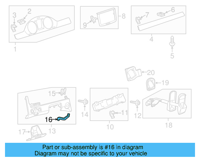 Lower Trim Panel Cover 3C1-857-660-3G4 - View 5