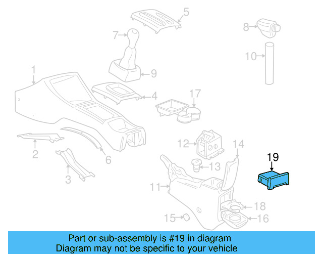 Ashtray 1EM-857-962-B41 - View 3