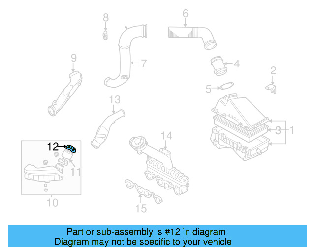 Air Duct Seal 1C0-129-625 - View 3