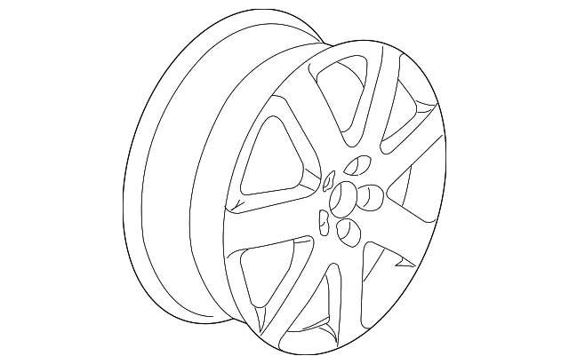 Wheel, Alloy 1C0-601-025-AB-8Z8 - View 15