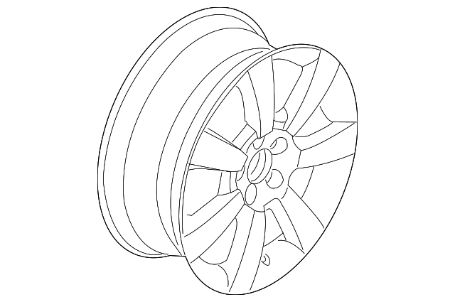 Wheel, Alloy 1C0-601-025-AB-8Z8 - View 14