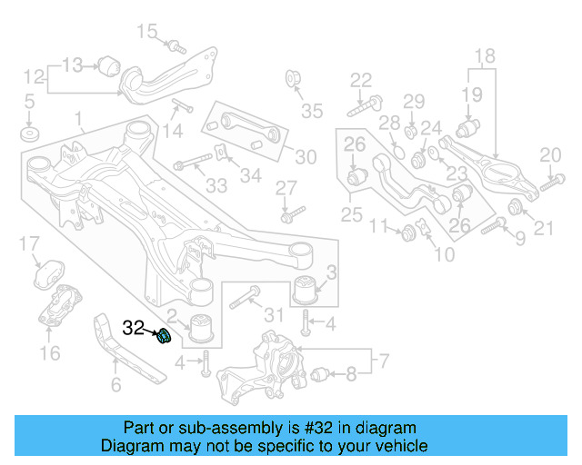 Lower Control Arm Lock Nut N-101-064-02 - View 96