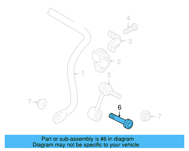 Stabilizer Link Bolt WHT-000-226 - View 40