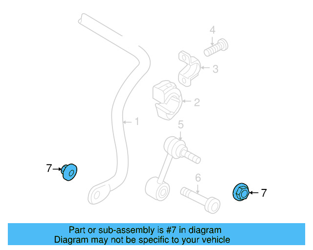 Stabilizer Link Nut N-102-861-11 - View 29