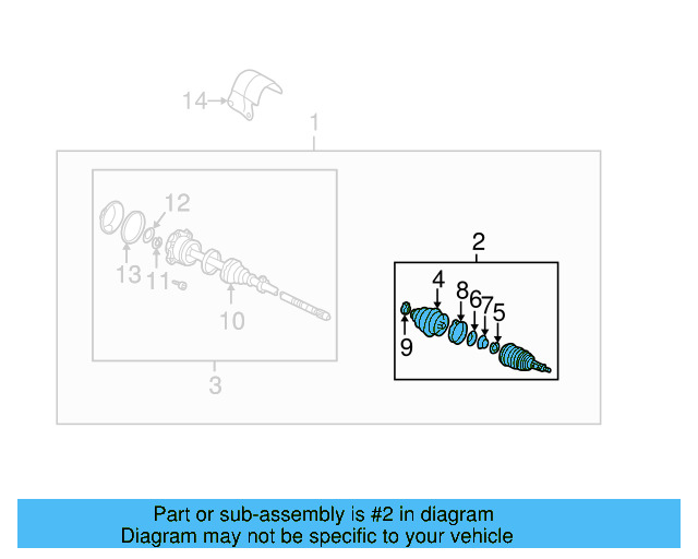 Inner Joint Assembly 1KM-498-103 - View 27