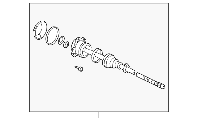 Inner Joint Assembly 1KM-498-103 - View 6