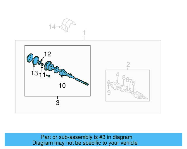 Inner Joint Assembly 1KM-498-103 - View 35