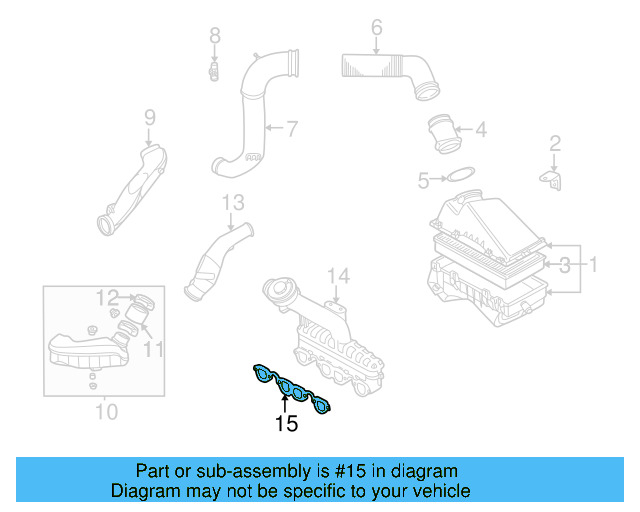 Manifold Gasket 028-129-717-D - View 9