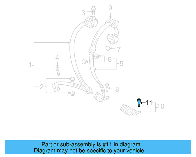 Seat Belt Lap And Shoulder Belt Bolt WHT-003-683 - View 37