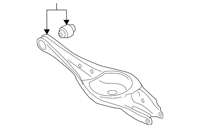Lower Control Arm 3QF-505-311-B - View 5