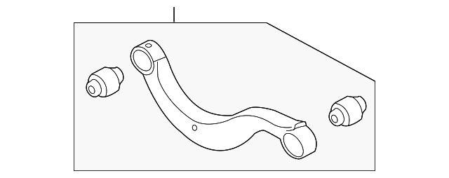 Upper Control Arm 3QF-505-323-B - View 3