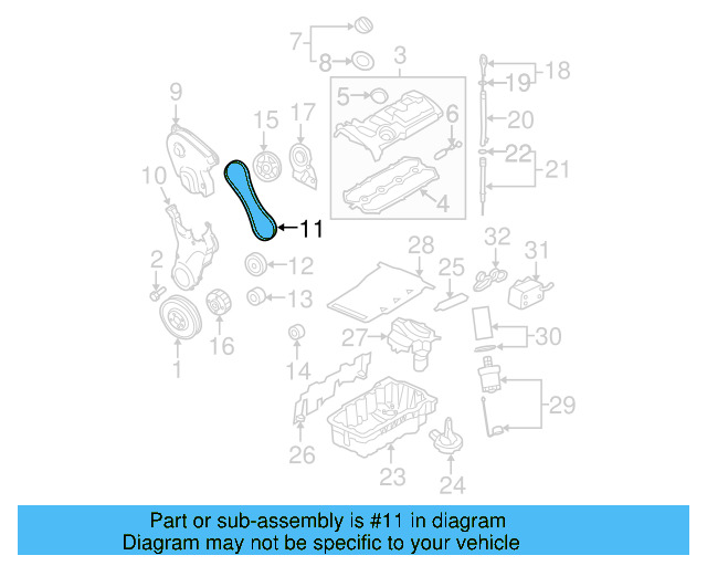 Timing Belt 06D-109-119-B - View 18