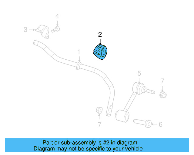 Stabilizer Bar Bushing 1K0-511-327-AS - View 21