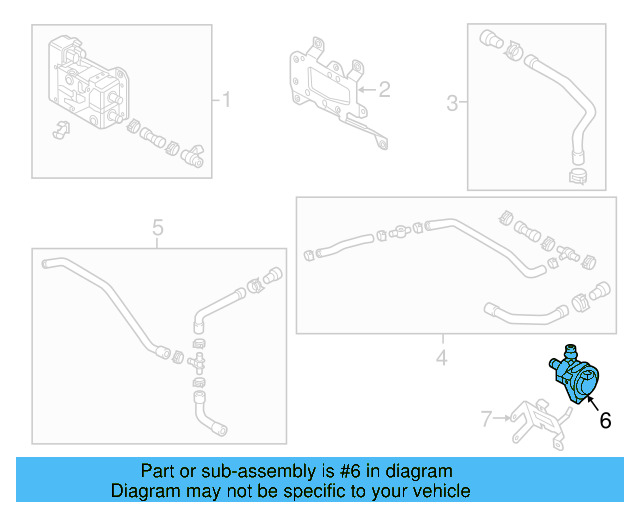 Auxiliary Pump 5Q0-965-561-B - View 30