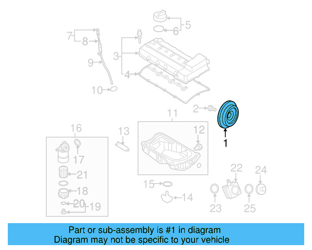 Engine Crankshaft Pulley 03H-105-243-N - View 3