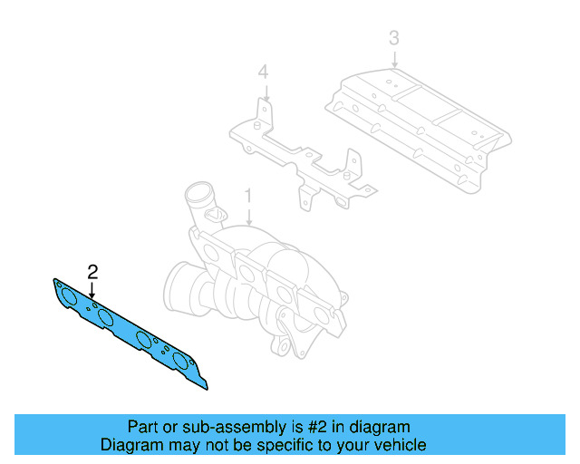 Exhaust Manifold Gasket 06F-253-039-F