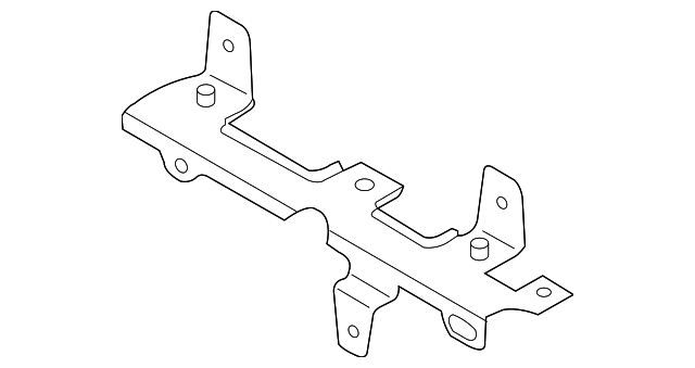 Turbocharger Mount Heat Shield Bracket 06J-145-383-D - View 2
