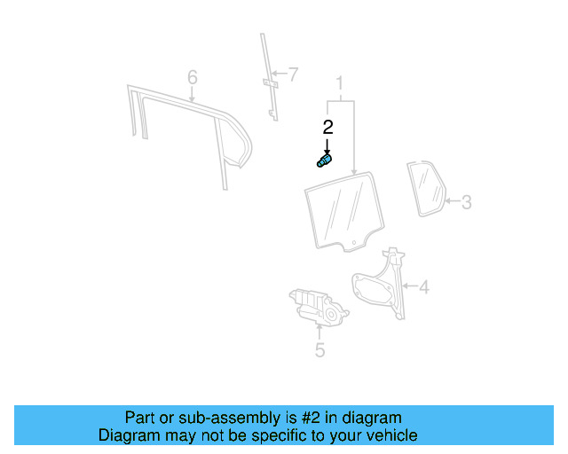 Movable Glass Pin 6N0-839-511 - View 50