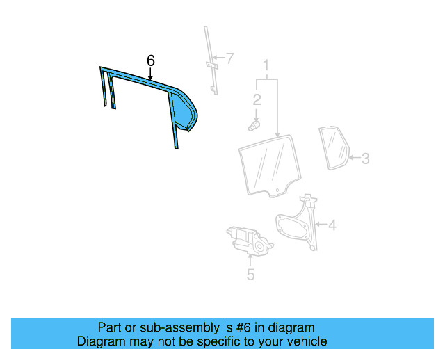 Window Guide 1K6-839-432-G-5AP