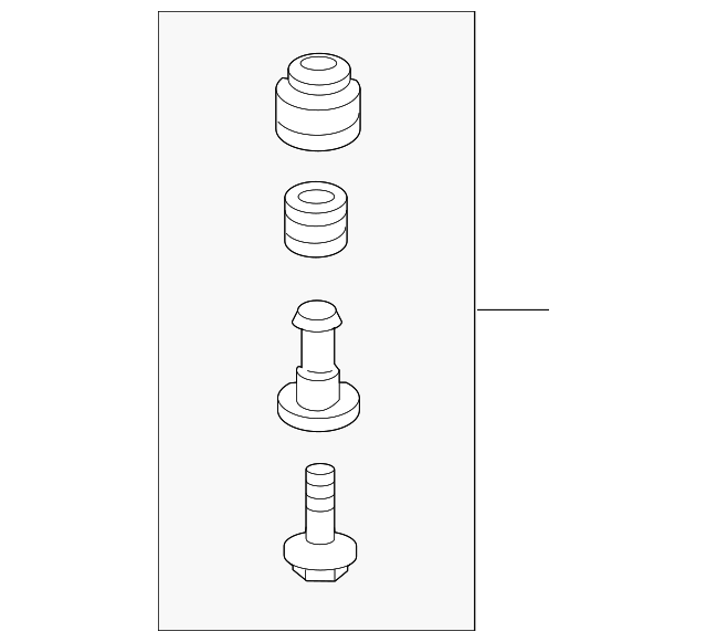 Compressor Assembly Mount Kit 3D0-698-505