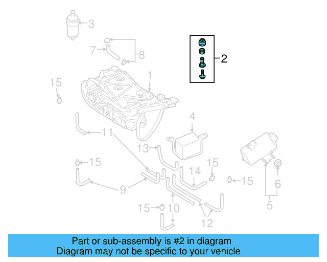 Compressor Assembly Mount Kit 3D0-698-505 - View 2