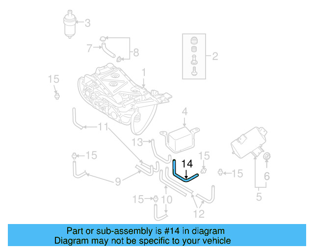 Feed Line 3D0-616-715-E - View 3