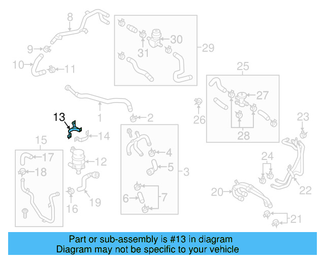 Auxiliary Pump Bracket 7P0-121-079-F - View 10