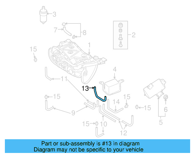 Intake Hose 3D0-616-091