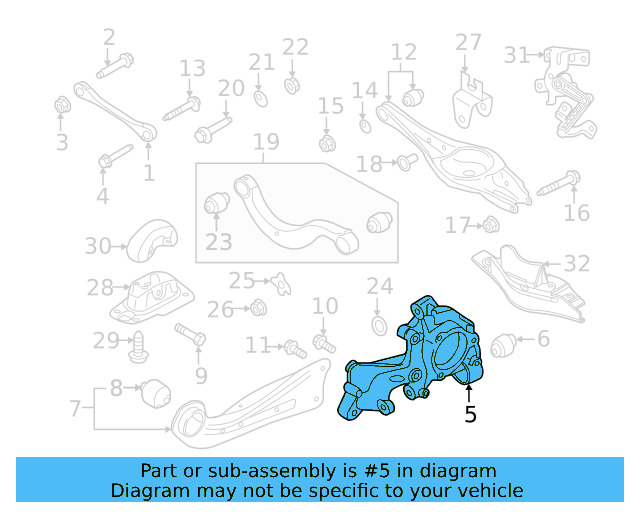 Knuckle 3QF-505-434-A - View 5