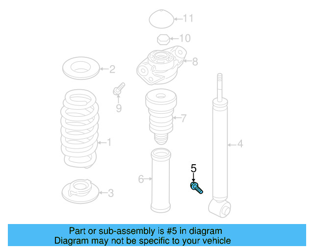 Upper Control Arm Mount Bolt N-105-607-02 - View 63