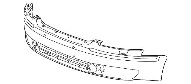 Bumper Cover (Unpainted) 3d0807217cfgru