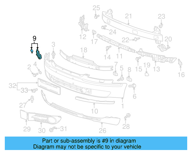Cap (Unpainted) 3d0807928bgru - View 3