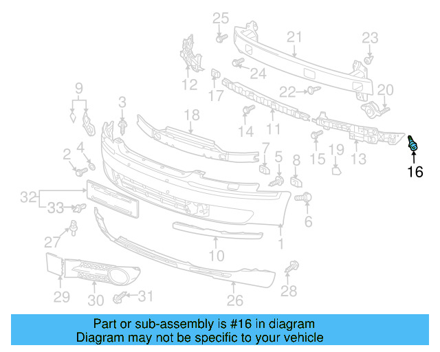 Ft Impact Sensor Screw N-908-163-01