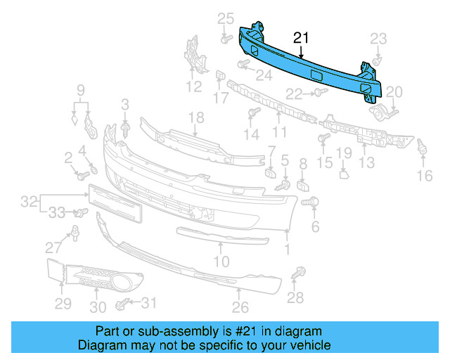 Impact Bar 3D0-807-105-AJ - View 2