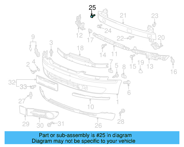 Impact Bar Fastener 3D0-805-249 - View 5