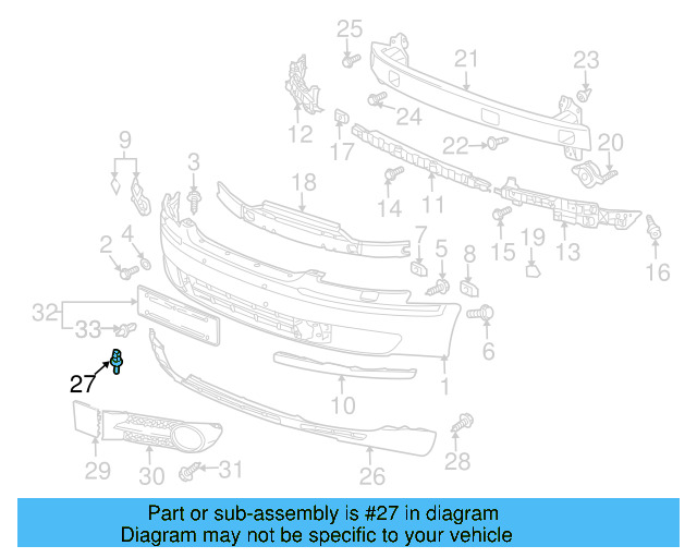 Wheel Opening Molding Rivet N-038-550-1 - View 18