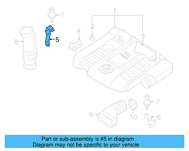 Retainer Plate 06F-133-344-C - View 7