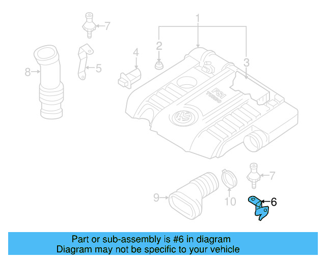Retainer Plate 06F-133-336-B - View 10
