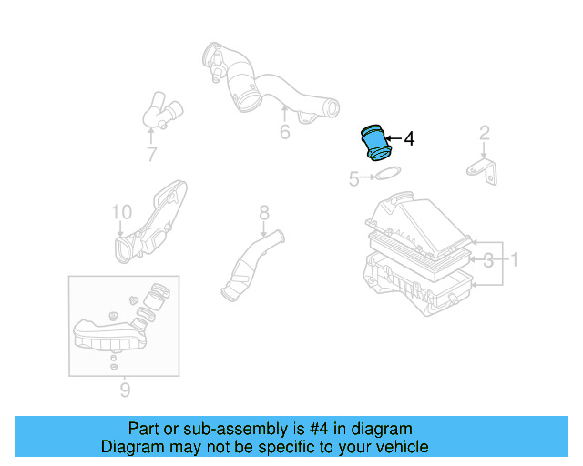 Mass Air Flow Sensor 06A-906-461-G - View 12