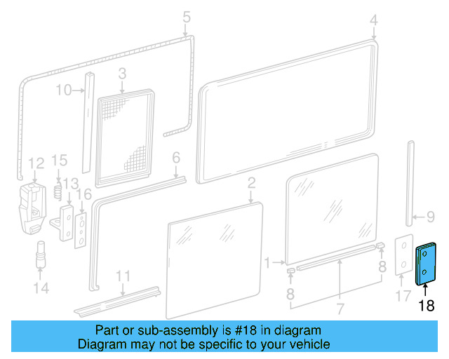 Handle Mount Plate 281-847-725 - View 4