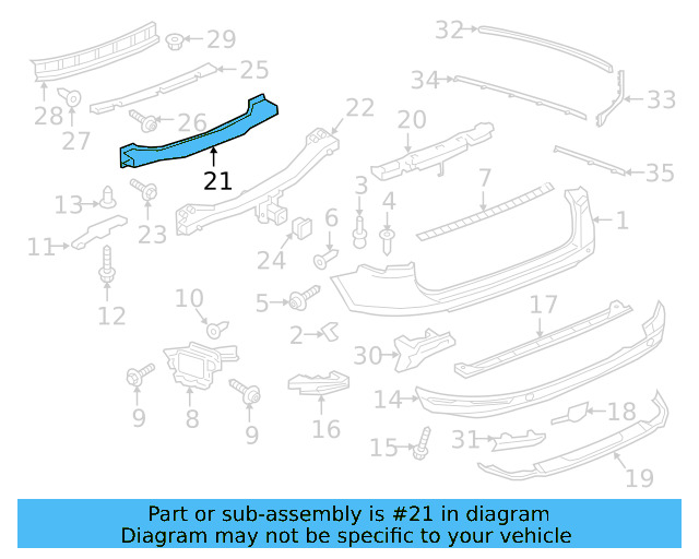 Impact Bar 7P0-807-309-A - View 21
