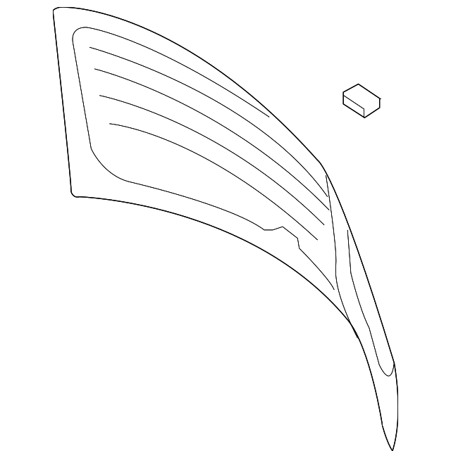 Lift Gate Glass 5G6-845-051-BJ-NVB - View 10